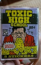 Complete 1991 Topps Toxic High School 88 Card Sticker Set Vintage Comedy Spoof picture