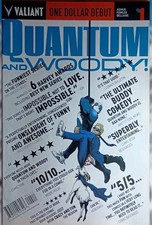 2014 Valiant Comics One Dollar Debut Quantum and Woody 1 Ryan Sook Cover FREE SH picture