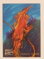1995 Fleer Marvel Masterpieces - Human Torch #44 picture