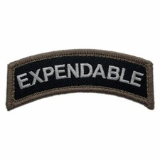 Expendable Tab Rocker Patch [3.25 X 1.0 -Hook Fastener - ET4] picture