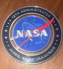 Jared Isaacman NASA Administrator Official Challenge Coin picture
