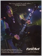 2005 FIRST ACT Electric Guitars AL JOURGENSEN of Ministry Vintage Print Ad picture