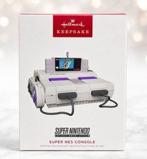 2022 Hallmark Nintendo Super NES Console Christmas Ornament, Light and Sound NIB picture
