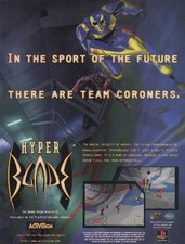 Hyper Blade Playstation PS1 PSX Ads Original Advertisement Magazine Vintage Ad picture