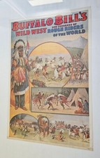 Buffalo Bill's Wild West Rough Riders Vintage Poster 17