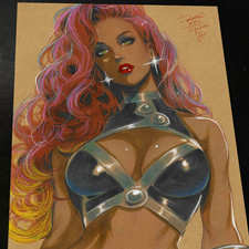 Starfire Art Print Signed 8.5x11 | Art by Keyeske picture