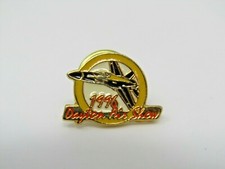 Vintage 1996 Dayton Air Show Pin Lapel Hat Enamel Jet Fighter Aviation Ohio USA picture