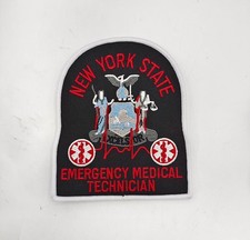 New York State Emergency Medical Technician Patch - Red picture