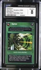 FOIL *Superlaser* Reflections CGC 8 NM/Mint Star Wars CCG w/ Stand RARE picture