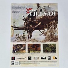 Conflict Vietnam PlayStation 2 PS2 Xbox PC White Enemy Lines Print Ad/Poster Art picture