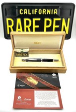 Namiki VANISHING POINT Fountain Pen RADEN WATER SURFACE BLACK 18K EF NIB NOS picture