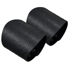 Embossed Leather Bracers Medieval Adults Faux Leather Arm Guards for Men Vamb... picture