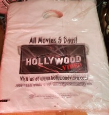 20 New Hollywood Video Game Crazy Video Rental Store Vintage Classic Store Bags picture