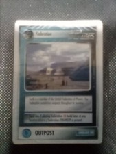 1995 Star Trek Federation Next Generation Outpost game factory sealed card set picture