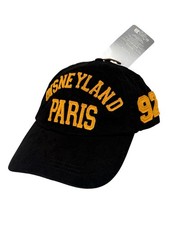 Disneyland Paris Est. 92 Black Baseball Cap  Adult One Size NWT picture