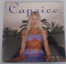 2001 CAPRICE SUPERMODEL BIKINI CALENDAR NEW SEALED ALAN STRUTT PHOTOS 11.5X12 picture