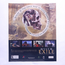 2002 Myst III Exile PS2 Video Game Promo Vintage Print Ad - Art Page Advert picture