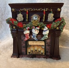 Partylite Hearthside Fireplace Tea light Holder Christmas P8115 picture