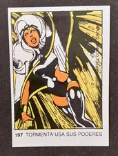 1980 Marvel Terrabusi Storm Tormenta RC Rookie #197 Argentina picture