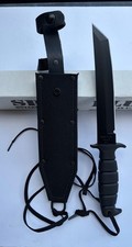 Vintage Ontario Spec Plus SP13 Tanto 8 Knife USA NOS 1095 Sheath  Discontinued picture