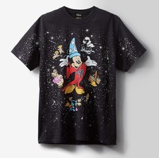 🔥Disney x Bobby Kim - SORCERER’S APPRENTICE - MICKEY - FANTASIA - T-Shirt - L💥 picture