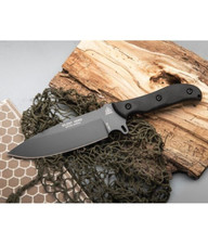 TOPS Silent Hero Smooth Fixed Knife 6.38