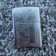 Vintage 1993 Zippo Venetian/Florentine Etched Scroll Lighter picture