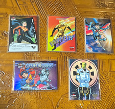 1996 Fleer Ultra Superman 10-Card Trading Card Lot Inserts Ultrabilities Lobo picture