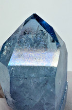 Record Keepers___Rare AQUA AURA Arkansas Quartz Crystal Point picture