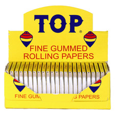 Top Rolling Papers Fine Gummed Cigarette Papers (Full Display Box - 24 Booklets) picture