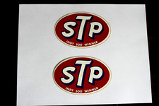 1969 STP 2 VINTAGE ORIGINAL INDY 500 WINNER RACING STICKERS DECALS NOS 4-3/4