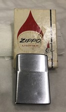 Vntg  1974 Zippo Standard Size Lighter USA  Brush Finish ~ Read Disc. *Free S/H picture