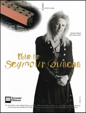 Jennifer Batten Signature JB Junior Seymour Duncan Guitar Pickup 2000 ad print B picture