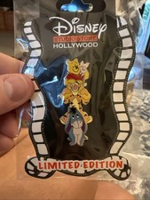 Disney DSSH Pin LE 500 Winnie the Pooh Piglet Tigger Eeyore Film Stack picture