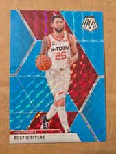 2019-20 Panini Mosaic Blue Fluorescent Mosaic Prizms SSP Austin Rivers 9/15 picture