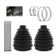 2pcs Rubber Cv Axle Boot Upgrade Repair Kit Replacement Boots Repair picture