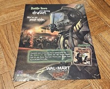 Command & Conquer Tiberian Sun Wal-Mart Game 1999 Promo Ad Art Print Wall Poster picture