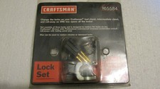 Sears Craftsman USA 26” Wide Tool Chest Lock Set 3pcs 3 Keys  9-65584 NOS picture
