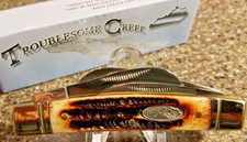 Troublesome Creek , 7011BBJS, Congress Second Cut Brown Jigged Bone, 3-5/8