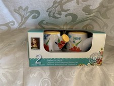 Pioneer Woman 💐 Spring Bouquet Salt & Pepper Shaker Set Flower Floral Ceramic picture