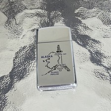 Zippo Collectible Lighter Alaska Pipeline Map picture