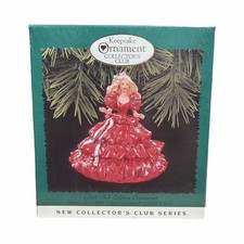 1996 Hallmark Club Edition Ornament - Based on the 1988 Happy Holidays Barbie picture