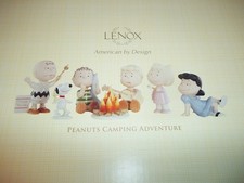 Lenox Peanuts Camping Adventure Figurine Set of 6 New In Box/COA 🏕️ picture