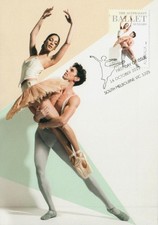 2012 Australian Ballet Dancers POSTCARD FDI 60c Stamp CTO in Sth Melbourne picture