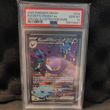 Pokemon Card Team Rocket's Crobat EX 234/182 Destined Rivals SIR PSA 10 GEM picture