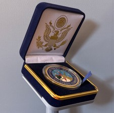 U.S. Strategic Command Challenge Coin in Velvet Case picture