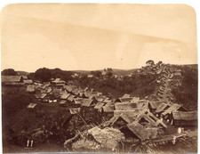 Perrot, Madagascar, Farafaty Village Vintage Print, Albumen Print 15 picture