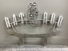 Lowrider Rat Rod Large Brushed Aluminum Plaque Sign – Lowrider Car Plaque #1 picture