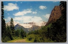 Typical Scene From Going To The Sun Highway In Glacier Postcard TS-303 picture