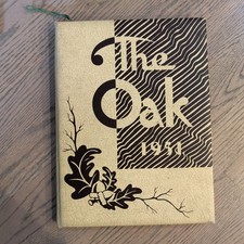 1951 Lafayette High School Yearbook St Joseph Missouri The Oak vintage signed picture